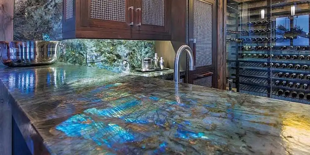 Lemurian Blue Granite 2026: The Labradorescence Effect Definitive Guide for Backlit Luxury Features 1 Lemurian-Blue-Granite-2026-The-Definitive-Guide-to-Labradorescence-and-Backlit-Luxury-Architecture