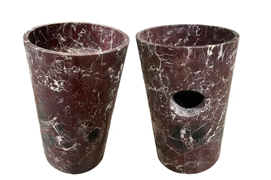 Rosso-Levanto-Marble-Pedestal-Basins