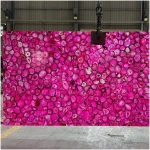 Rosa Achat-Hintergrundbeleuchtete Platten