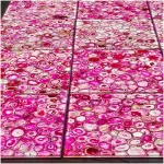 Translcuent Pink Agate Tiles