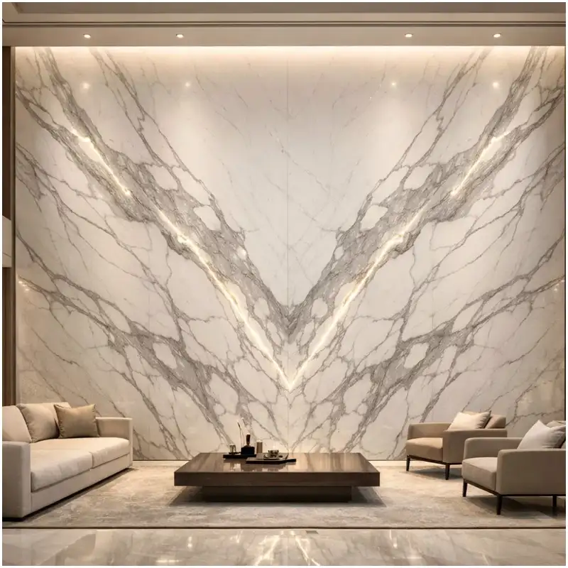 Calacatta-Marble-Wall-Panels-in-Houses-and-Villas Calacatta-Marble-Wall-Panels-in-Houses-and-Villas