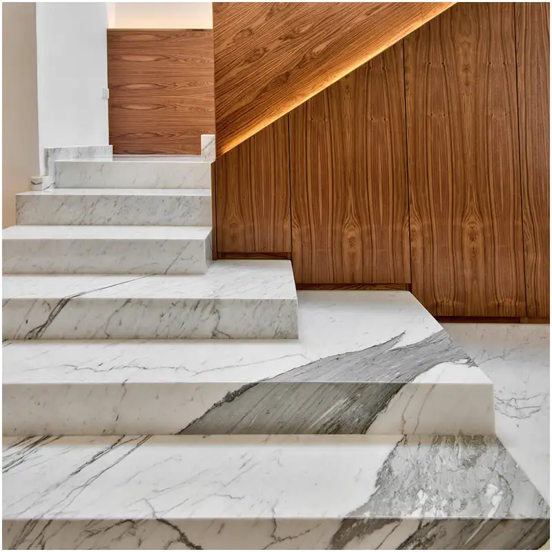 Statuario-White-Marble-Villa-Stairs-Projects Statuario-White-Marble-Villa-Stairs-Projects